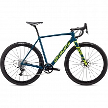 Велосипед циклокросс Specialized CruX Expert Force 1 Roval C 38 Disc (синий-желтый)
