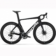 Велосипед шоссе Cervelo S5 Disc Red eTap AXS DT Swiss ARC 1450 62 Disc (Black Graphite White)
