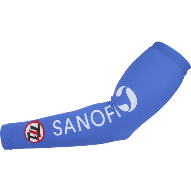 De Marchi Team Sanofi TT1 Elite Arm Warmers (blue)