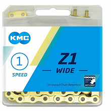 Цепь KMC Z1 Wide 1/2"x1/8" Gold 1ск