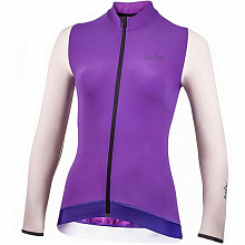 Веломайка длинный рукав Nalini New Wrap LS Lady Jersey (off white purpl) (8° - 18°C)