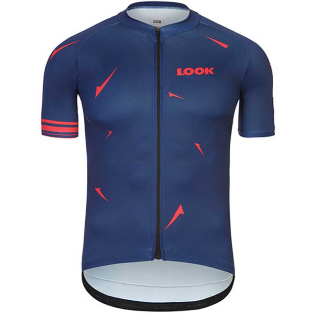 Веломайка-короткий-рукав-LOOK-Maillot-Optimum-(blue)