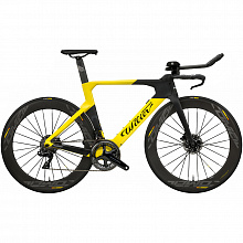 Велосипед шоссе Wilier Turbine Crono Dura-Ace Di2 Disc Aksium (black-yellow)